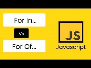 for in / for of loops in javascript | when to use for in loop ? | when to use for of loop