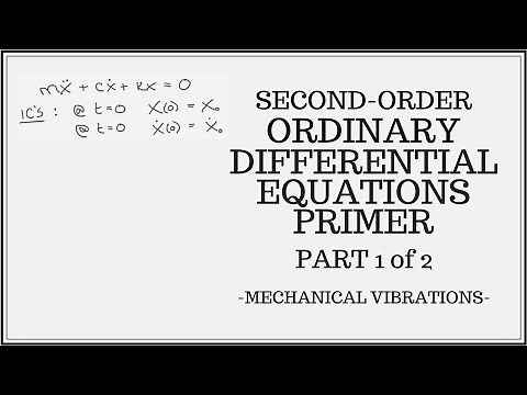 Differential Equations Primer (1 of 2) - Finding the Homogeneous (Transient) Solution