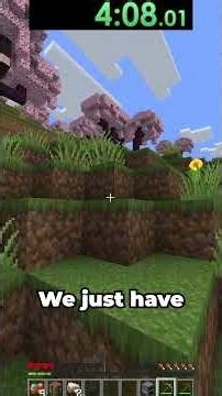 Speedrunning a random lightning rod in minecraft #minecraftshorts #shorts