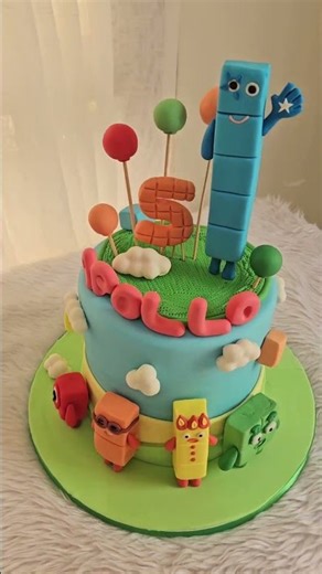 Number Blocks Cake