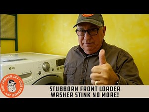 Stubborn Front Loader Washer Stink No More!