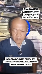 4.3K views · 423 reactions | Mana ada masyarakat bl pendemo pakai stelah sepwrti pengawal atau baju dinas aepwrti itu. Maka aparat yang telah banyak memukul pe demo sepwrti dendam. Maka kalian tangkap lah orang2 provokator ini. #prabowo #jokowi #hendri #ariel #syahrilamiruddin #ariel #rossa #gantigubernur #indonesiagelap #syahrilamiruddin | Ajo Syahril Amiruddin | Facebook