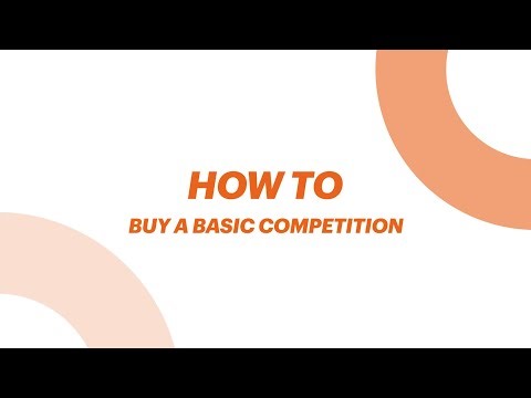 Organizer How to buy a Basic competition