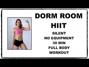Dorm Room HIIT | Silent Full Body Workout - No Equipment