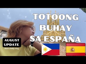 A DAY IN MY LIFE IN SPAIN- TOTOONG Buhay España Daily vlog| Lifeupdate