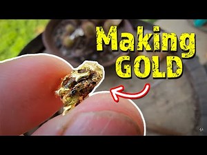 Making a Gold Nugget at Home!