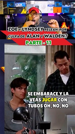 Lyndsey hace un feo comentario a Zoé? Serie dos hombres y medio #humor #comedia #series #funny