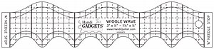 Wiggle Wave Ruler - Handi Quilter
