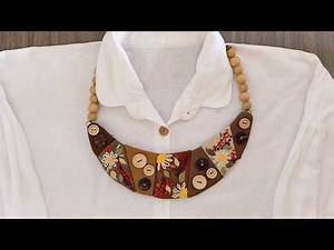 Transform Fabric Scraps Into a Stunning Ethnic Necklace - Jewelry Making