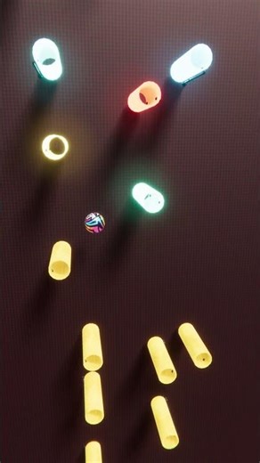 Auld Lang Syne 🎆 | 3D Ball Run Music Visualizer #shorts