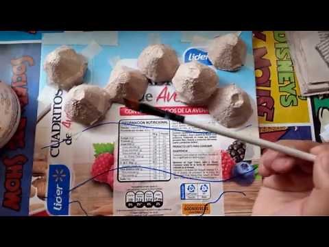 Cómo hacer un paisaje con relieve utilizando materiales reciclables