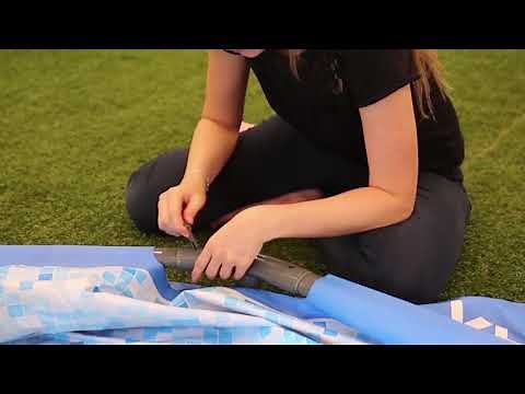 Bestway® Steel Pro MAX™ Frame Pool: Aufbauanleitung