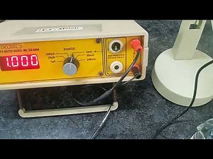 How to operate conductometer