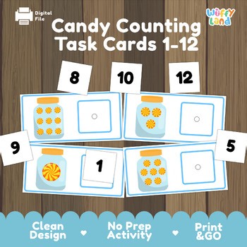 Counting to 12 Activity | Candy Themed Math Game | Preschool & Kindergarten