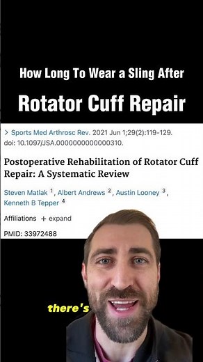 How Long to Wear a Sling After Rotator Cuff Repair Surgery?