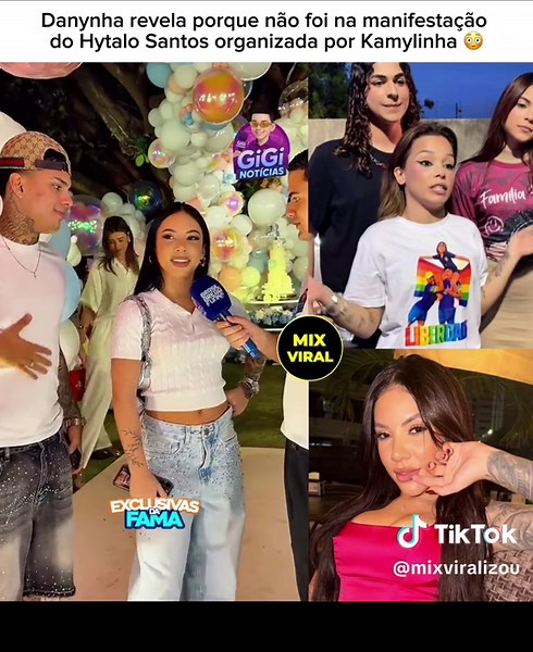 Danynha Moraes Justifica Sua Ausência na Manifestação