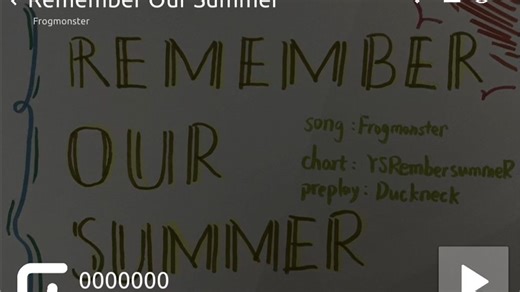 【Phigros/Phira自制】最低的bpm，最少的物量，最协调的17 —— Remember Our Summer - FrogMonster