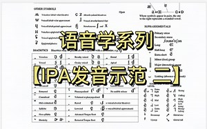 【IPA 国际音标】发音示范· 二-voice by Paul Meier丨other symbols&Diacritics