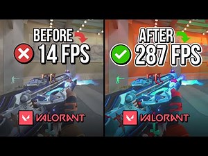 🔧 VALORANT: BEST SETTINGS TO BOOST FPS, FIX FPS DROPS & STUTTER 🔥 | Low-End PC ✔️