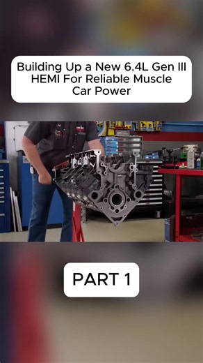 Building Up a New 6.4L Gen III HEMI For Reliable Muscle Car Power | Enginebuildcar1