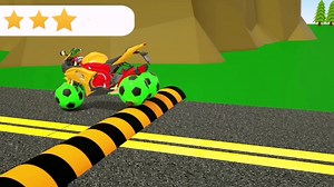 Bright vehicles interacting with toys and fruits for babies' games l babies rhymes and songs 🎶👶🏽🚗🎵👧🏽 | Kidz CoCo