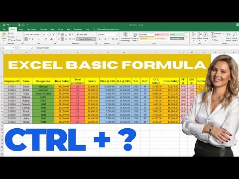 Excel Basic Formula | Excel For Beginners | The RIGHT Way to Copy & Paste in Excel