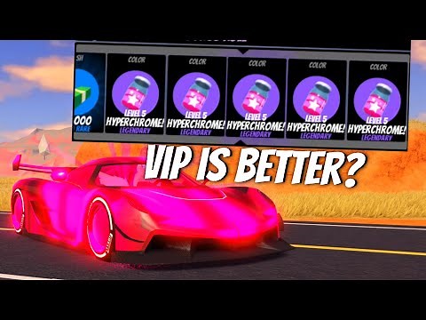 VIP IS BETTER TO GRIND HYPERCHROMES IN ROBLOX JAILBREAK? *MATH EVIDENCES*