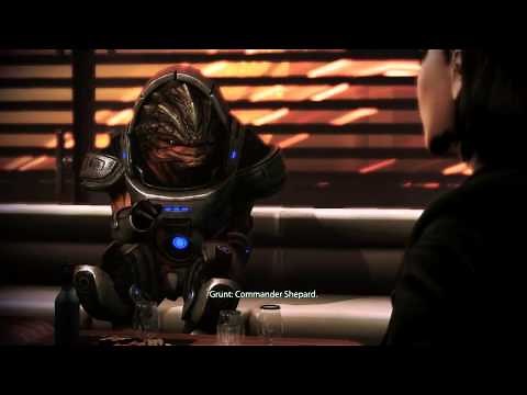 Mass Effect 3: Citadel DLC - Wrex, Grunt, and Shepard (x3) (Femshep) [Party Scene]