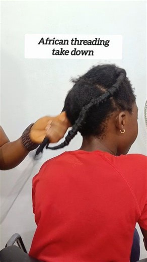 African threading take down. | Hair Tips & Lifestyle