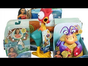 Moana Jewelry Box, Necklace, Adventure Outfit, Magical Oar and Screaming Hei Hei Unboxing Toy Review