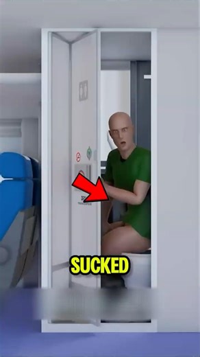 Where Does Airplane Toilet Waste Go✈️😳