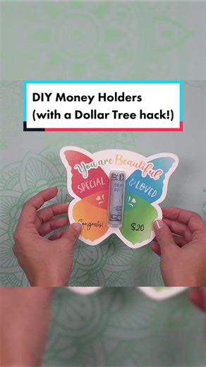 Add a fun and creative touch to your money gift with these amazing money cards! #papercraft #cricutmade #crafttiktok #cricutbeginner #cricutforbeginners #fyp #dollartreediy #dollartreehacks #birthdaypartyideas