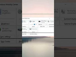 How to use mobility center in windows 11 25H2! And how to boost your windows PC! Part5 saagar sk