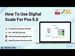 (中文) How To Use Digital Scale for AutoCount Pos 5.0 | Step-by-Step Guide