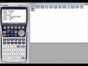 v-window memory on casio fx-9860G2