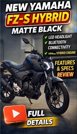 YAMAHA FZ-S Hybrid review 2026/FZS Lover/FZSV4 whatsapp status#matteblack#fzsv4 #fzshorts #newyamaha