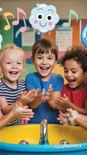 #washhands #fun #learning #ytshorts #youtubeshorts #shorts #kidsvideo#hygiene