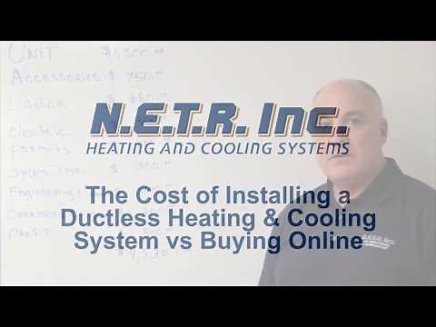 The Cost of Installing a Ductless Heating & Cooling System vs Buying Online