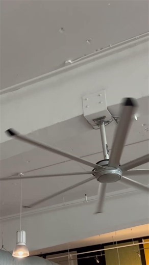 10' (120") Big 🫏 Fans Essence ceiling fan running on medium-ish speed