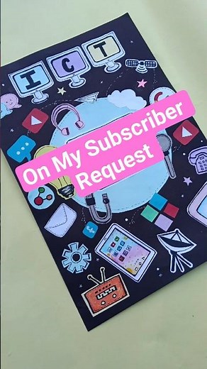 Computer First Page Decoration/Computer ki copy kaisy decorate kry #shorts #computer #viralvideo