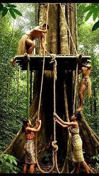 Full Build Tree House for family #forest #bamboo #house #Treehouse