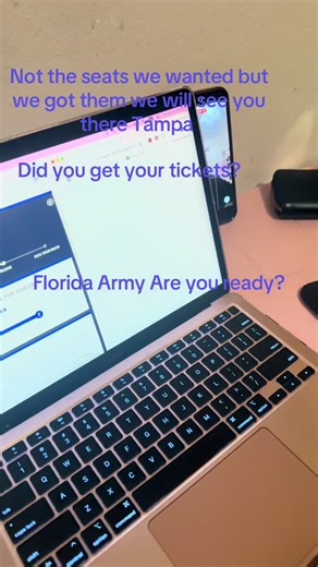 Not the seats we wanted but we got them, Florida Army Are you ready? Let’s go Tampa #btsworldtour2026 #btscomeback #bts #btsarmy #florida @BTS @tiktok creators