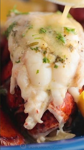 Easy Broiled Lobster Tails #shorts