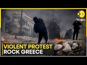 Greece: Violent Protests In Athens, Police Use Water Cannon And Tear Gas | World News | WION