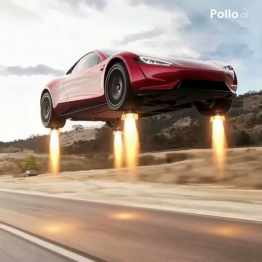 Tesla Flying Roadster demo! Exclusive preview of the memorable product promised by Elon Musk in 2025