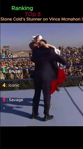 Ranking Top 5 Stone Cold’s Most Brutal Stunners on Vince McMahon! 😱🍻