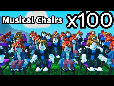 🎶 100-Player Musical Chairs! 🪑🔥(FULL WALKTHROUGH) - Roblox