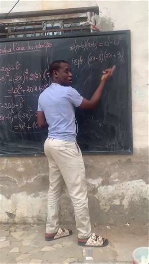 DRO à l'aide des identités remarquables en 4EME maths Sénégal