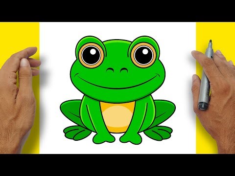 How to Draw FROG Easy Step-by-step | Frog Drawing Tutorial