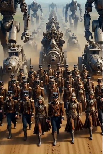 Steampunk parade